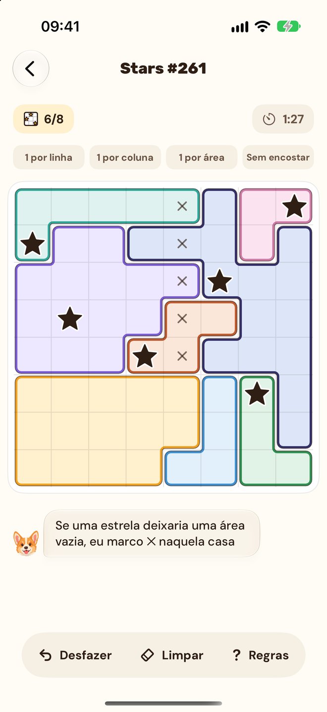Um desafio Stars no Tablewit